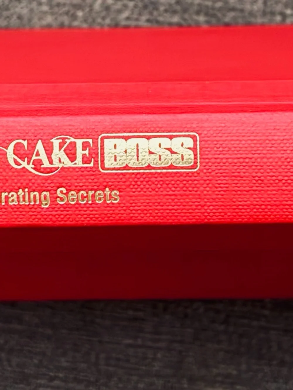 Baking with the Cake Boss Cookbook by Buddy Valastro - Red/White Cover